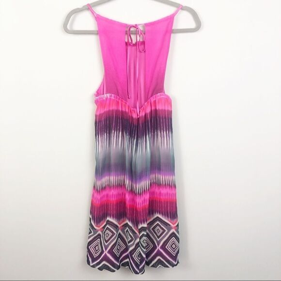 B. DARLIN | Pink Patterned Bubble Dress Size 10 - Picture 6 of 7